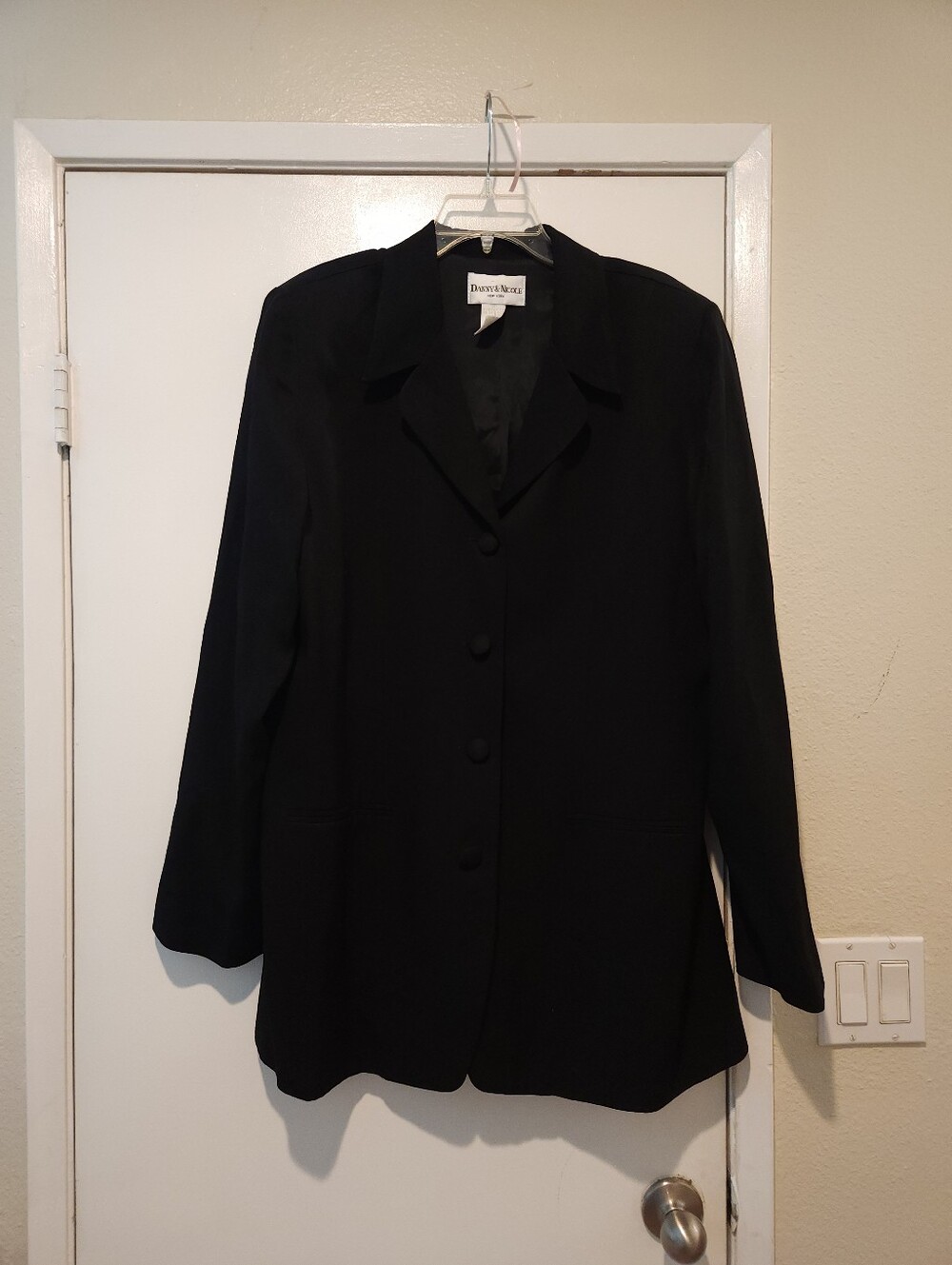 Donna Karan Black Women's Single-Breasted Blazer